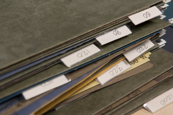 Storing Sandpaper - Hanging Files