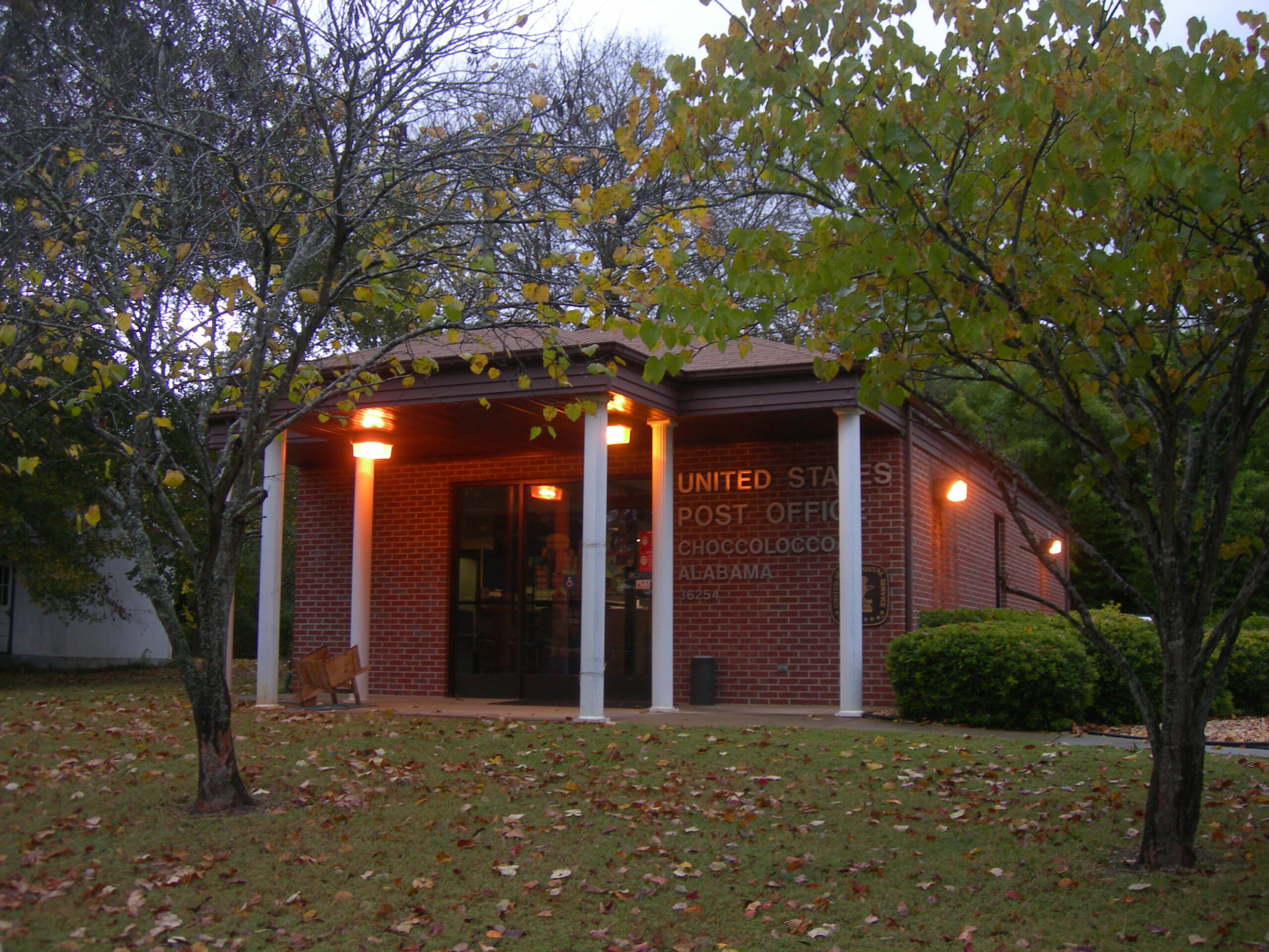 post office in choccolocco alabama