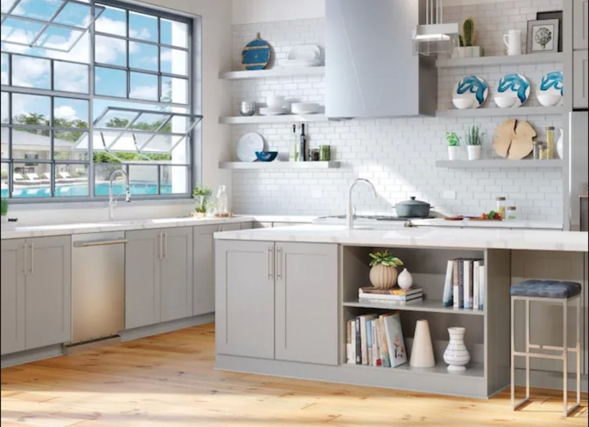 These Kitchen Cabinets Prove Gray is Still a Go-To Neutral