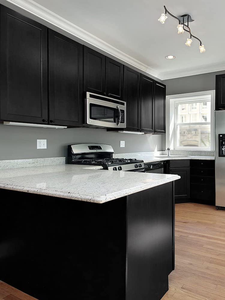 Go Dark and Dramatic with Black Kitchen Cabinets