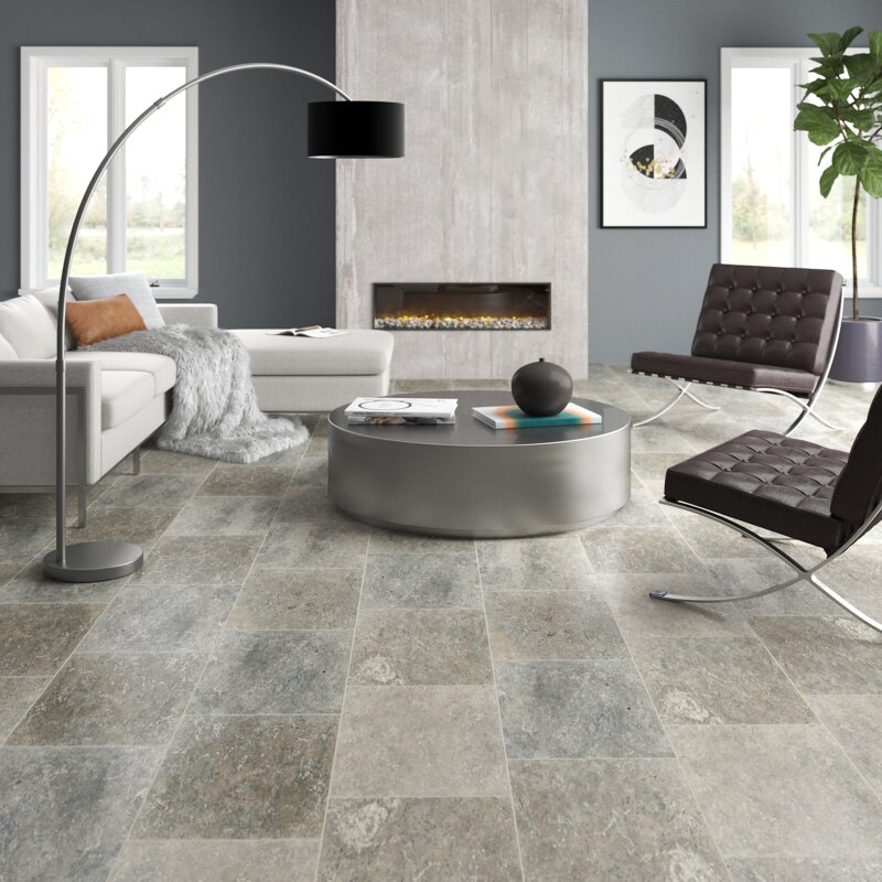 Travertine tile