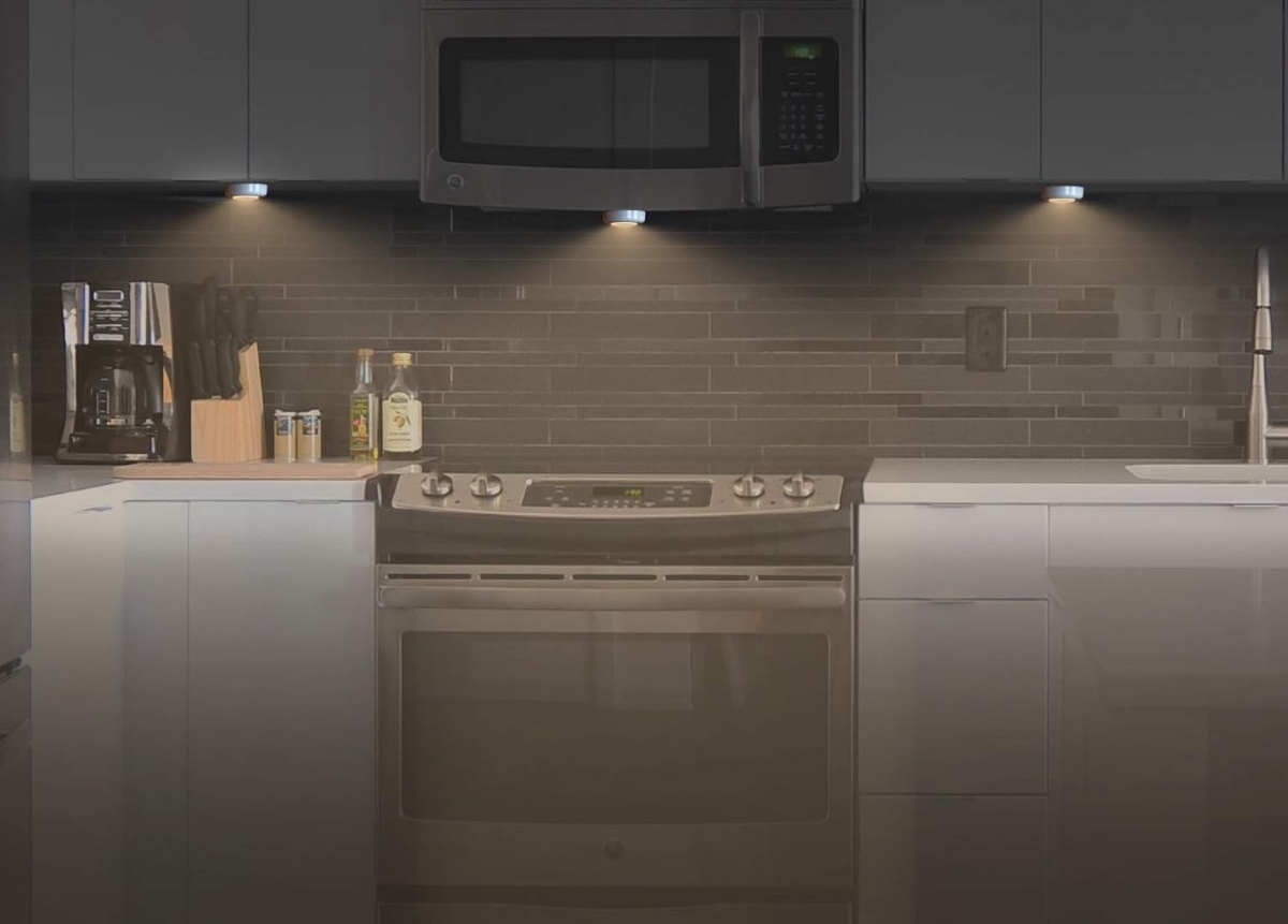 Tap light in kitchen