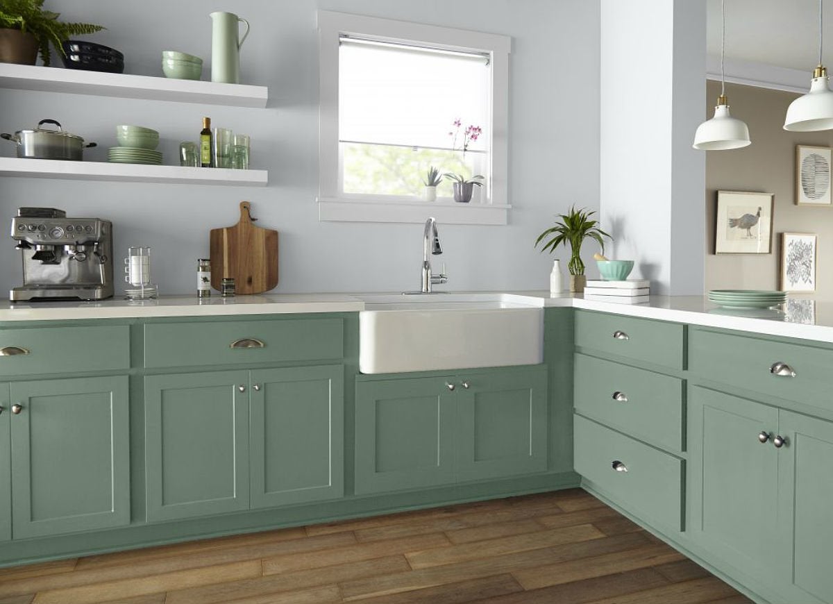 The 14 Freshest Kitchen Cabinet Colors