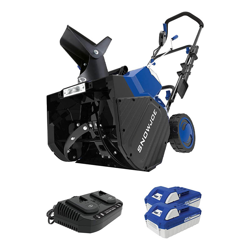 The Best Single-Stage Snow Blower Option: Snow Joe 24V-X2-SB18 Ionmax Cordless Snow Blower