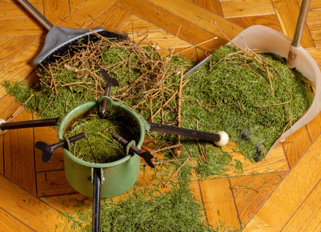 7 Ways to Keep Christmas Tree Needles from Taking Over Your Home