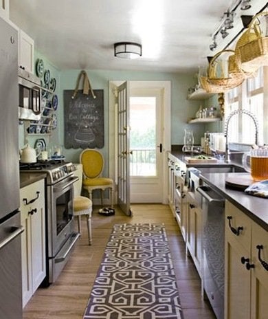 16 Gorgeous Galley Kitchens