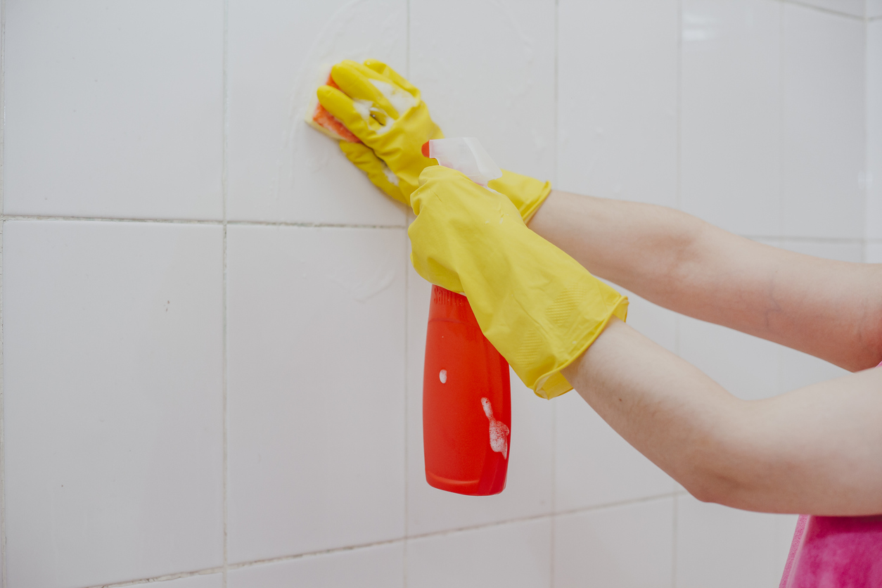 how to clean a shower