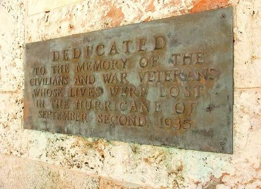 1935 Labor Day Hurricane Memorial