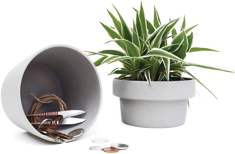 Amazon smart places to hide safe hideaway plant pot