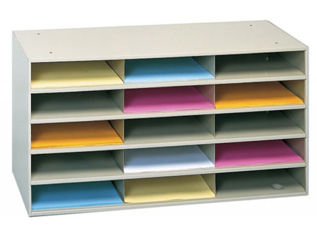 Storing Sandpaper - Letter Organizer