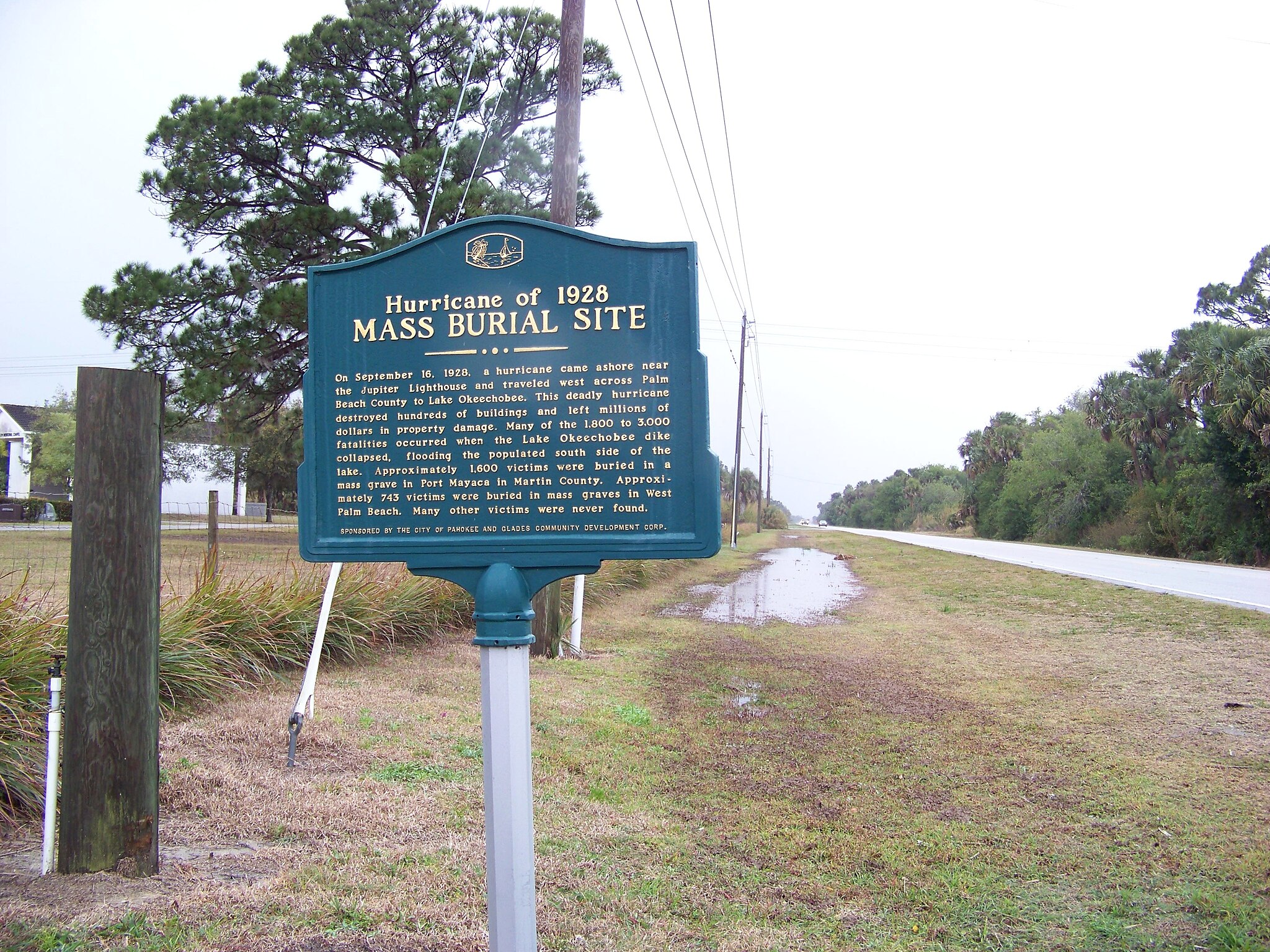 Hurricane of 1928 Mass Burial Site