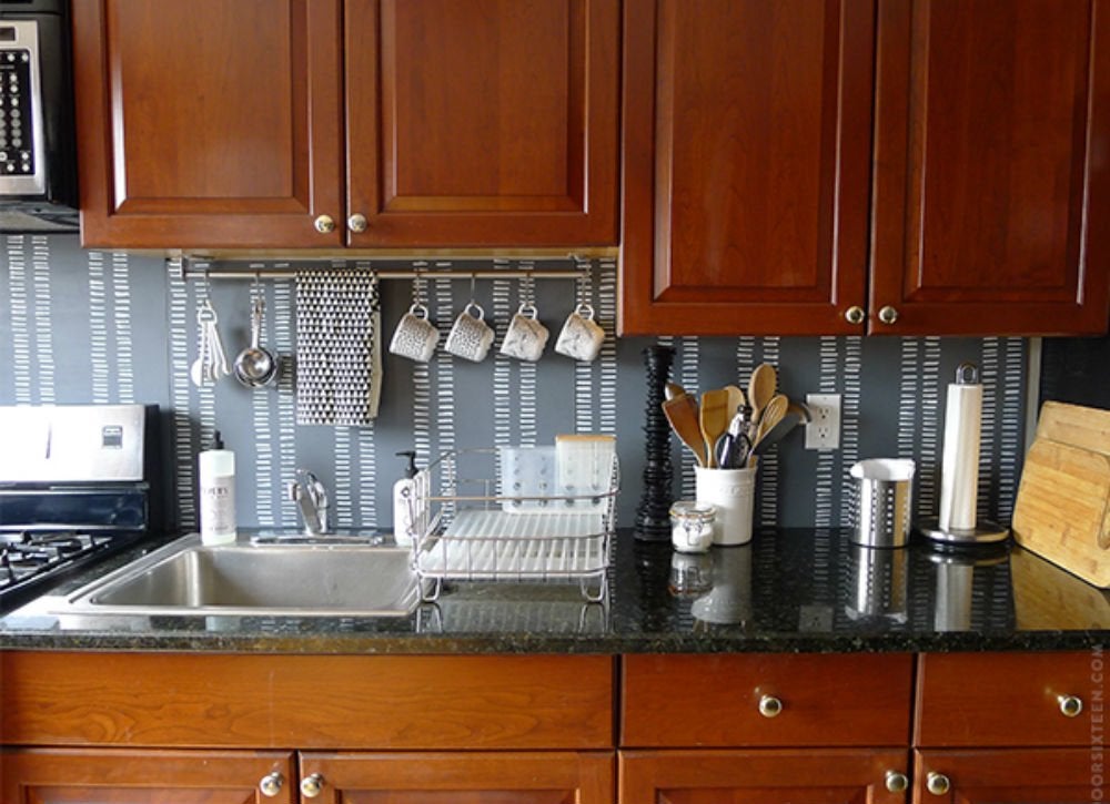 12 Inventive Ideas for a Budget Backsplash