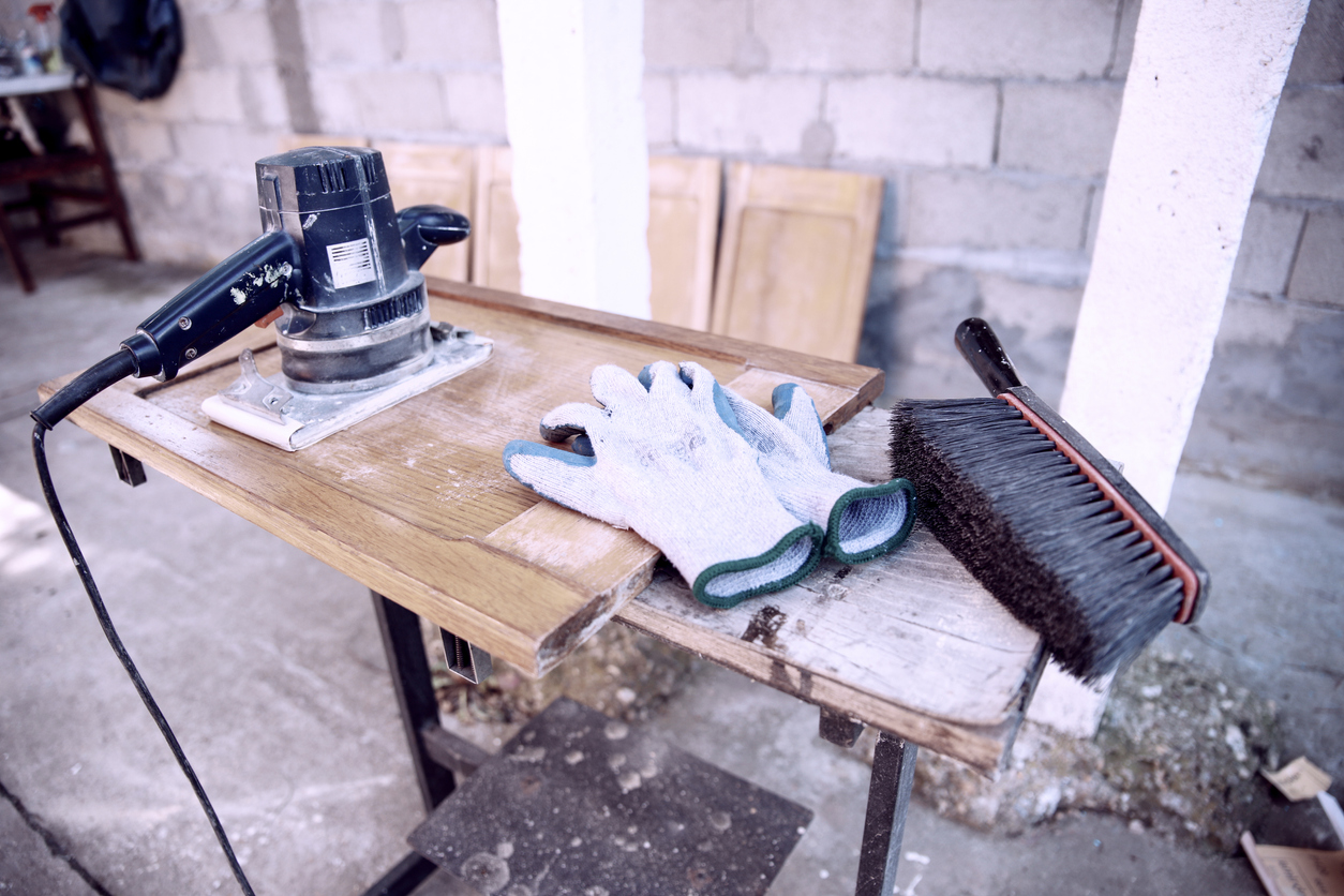 how to refinish cabinets