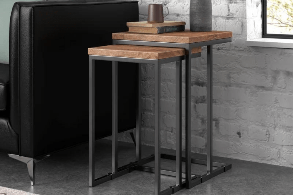 Deals Roundup 1:31 Option: Steelside Eastville Solid Wood Nesting Tables