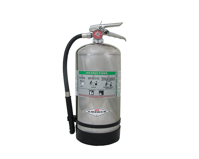 types of fire extinguishers