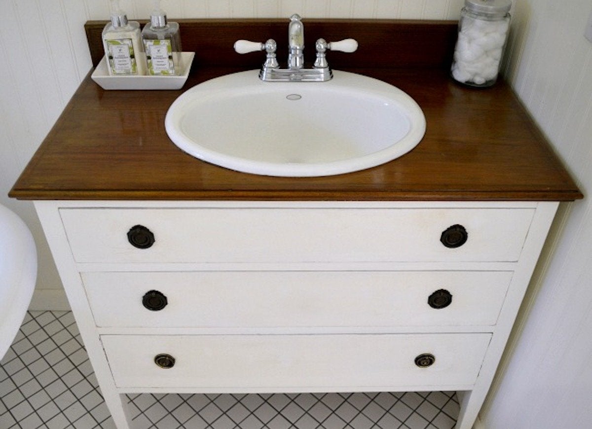 Make Your Own Vanity: 12 Inventive Bathroom Rehabs