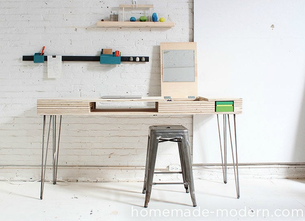 15 Easy Designs for a DIY Desk