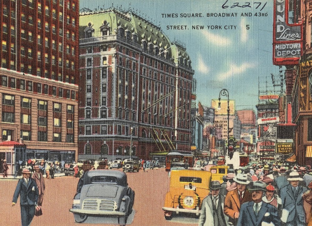 Would You Recognize These 9 Iconic Streets Way Back When?