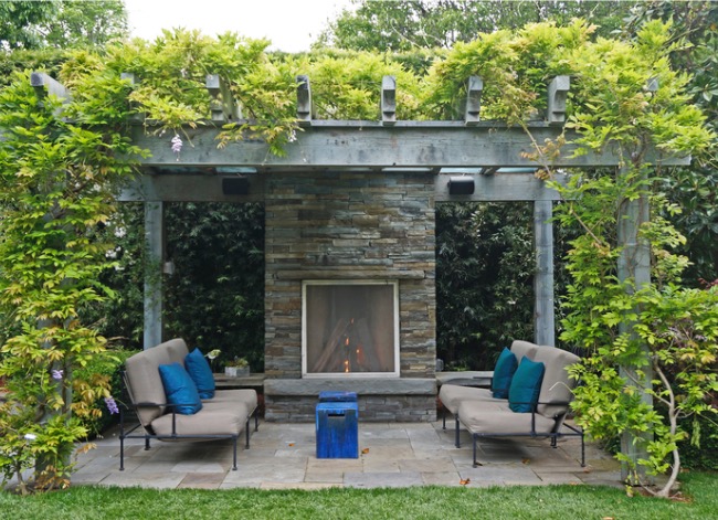 outdoor fireplace ideas