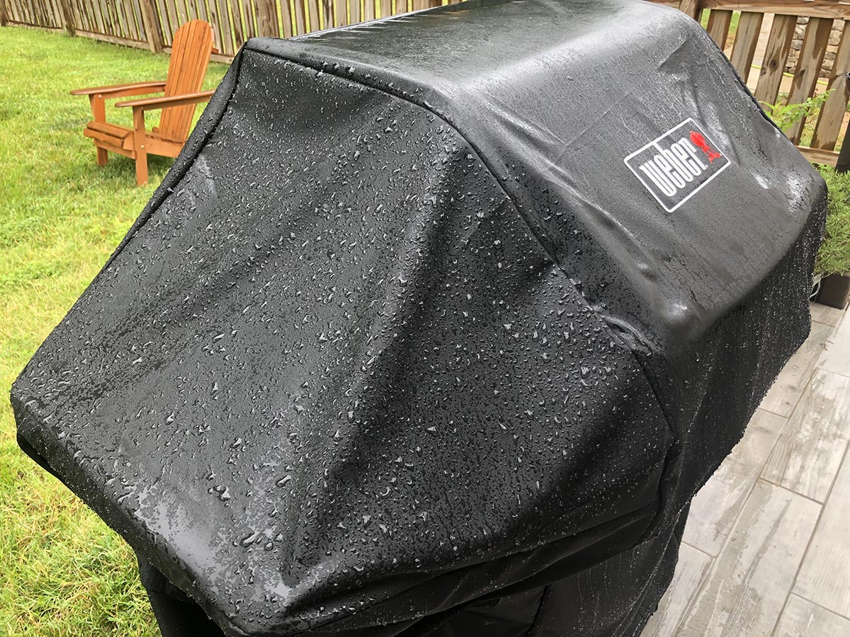 Weber Grill Cover Versus Tropical Storm Elsa