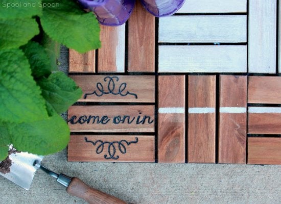 14 DIY Doormats That Step Up the Style