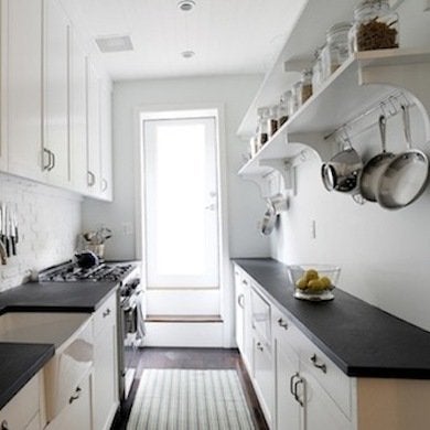 16 Gorgeous Galley Kitchens