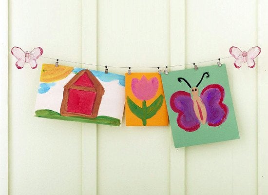 Ditch the Fridge: 7 New Ways to Display Children’s Artwork