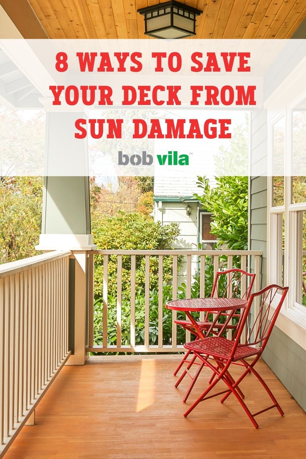 8 Ways to Save Your Deck From Sun Damage