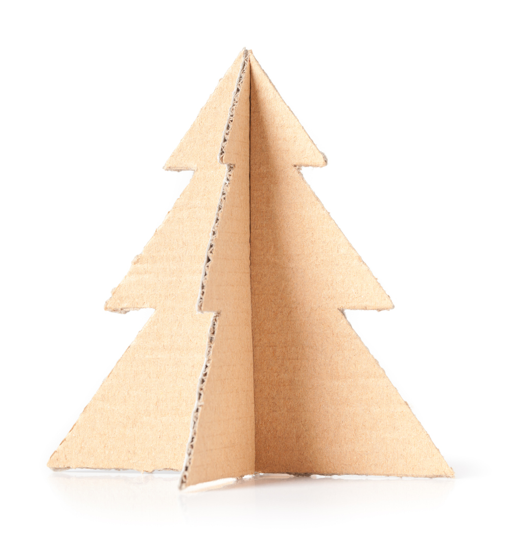 iStock-490925051 alternatives au sapin de Noël sapin en carton