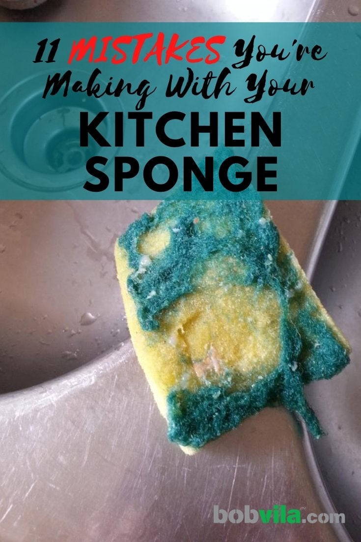 11 Mistakes You’re Making With Your Kitchen Sponge