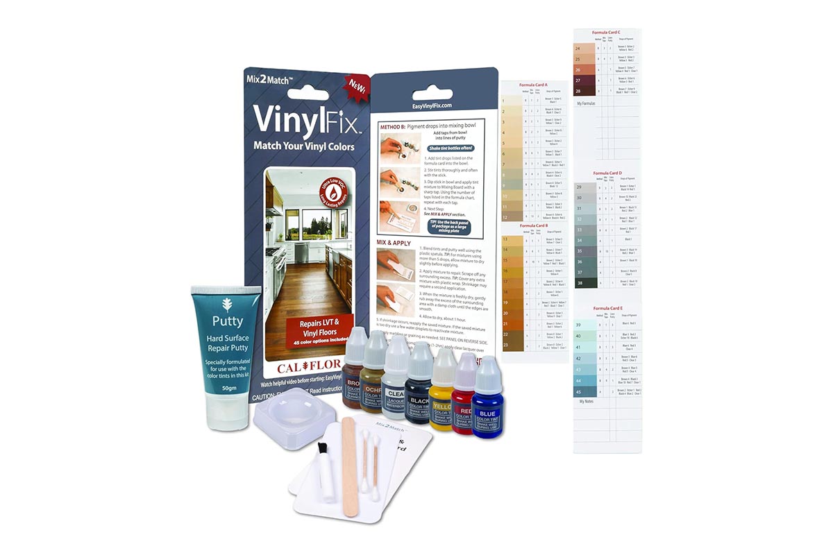 Get New Floors for Under 50 dollars Vinyl Repair Kit