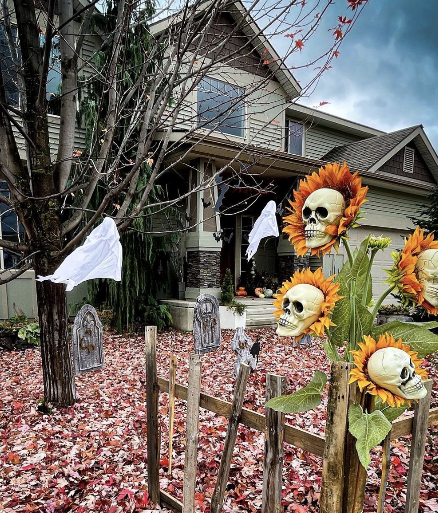 décorations de jardin d'Halloween à faire soi-même