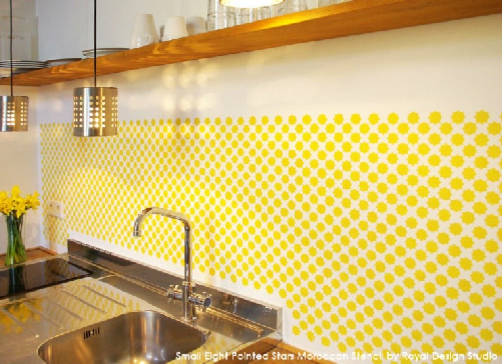 12 Inventive Ideas for a Budget Backsplash