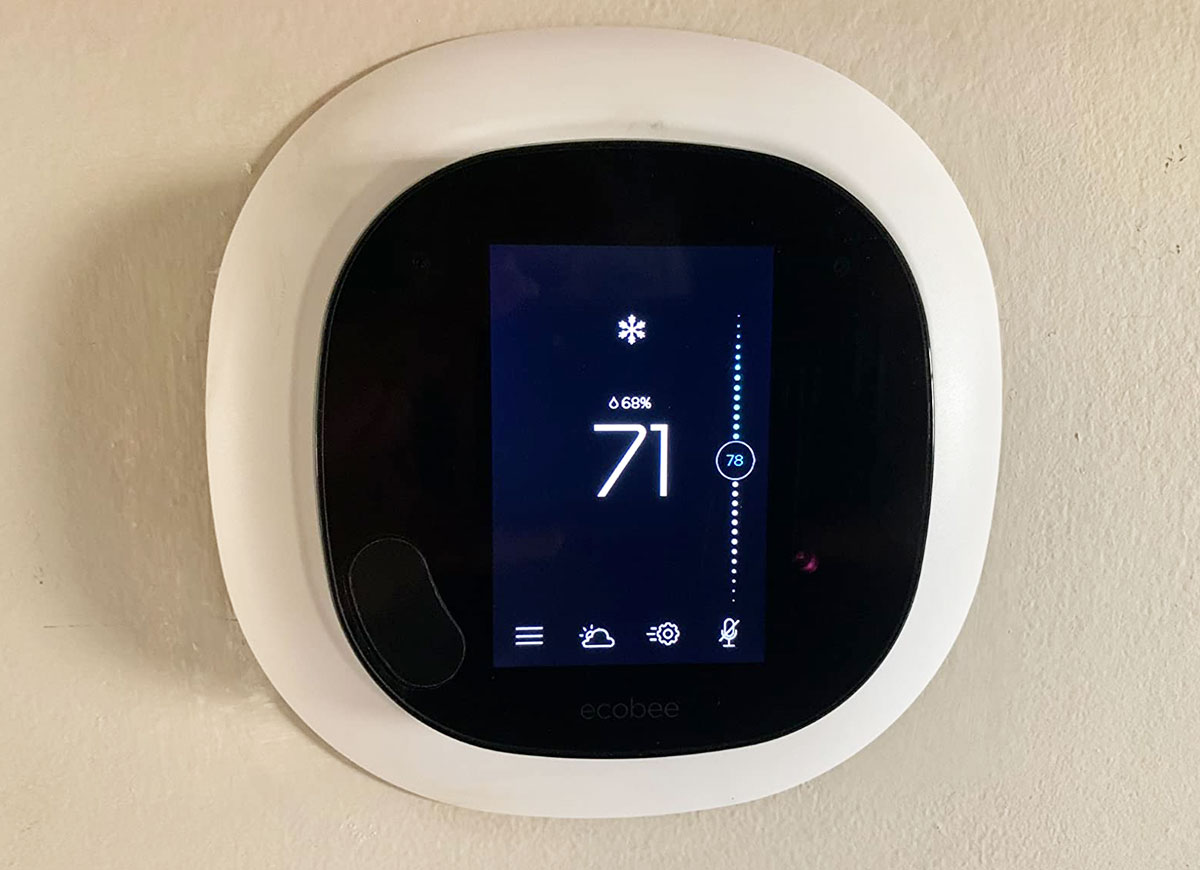 ecobee smart thermostat appearance