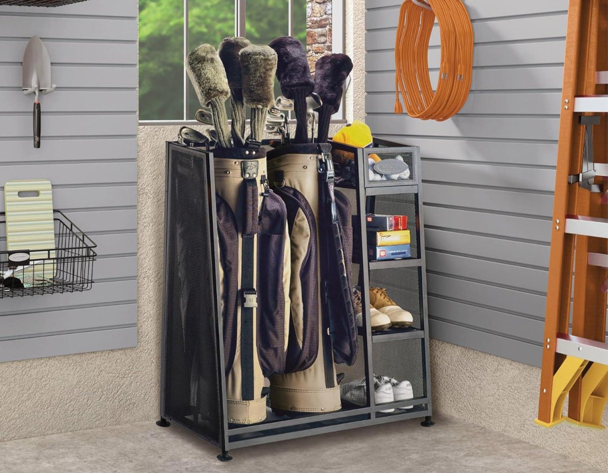 The Best Organizers for a Cluttered Garage Option Metal Golf Equipment Organizer