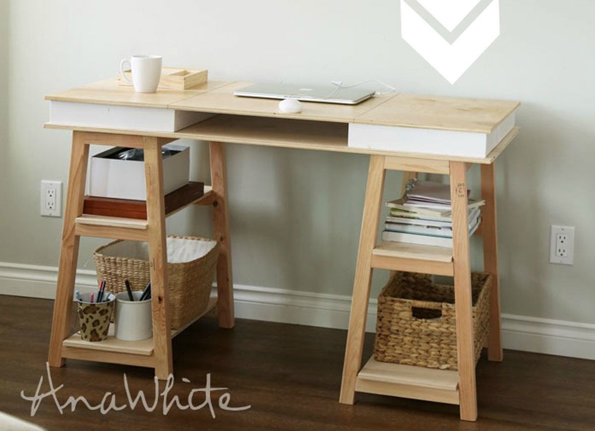 15 Easy Designs for a DIY Desk