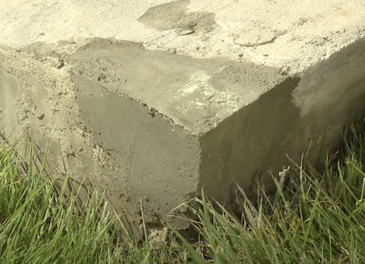 Réparer les coins de béton qui s'effritent