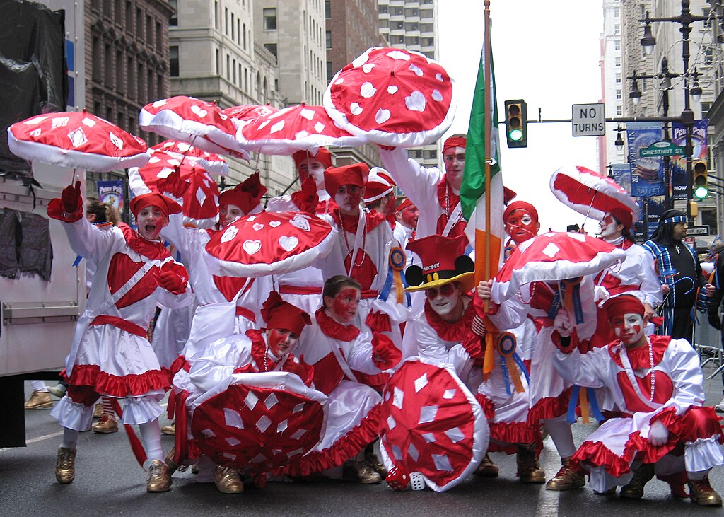 Les Holy Rollers à la parade des Mummers