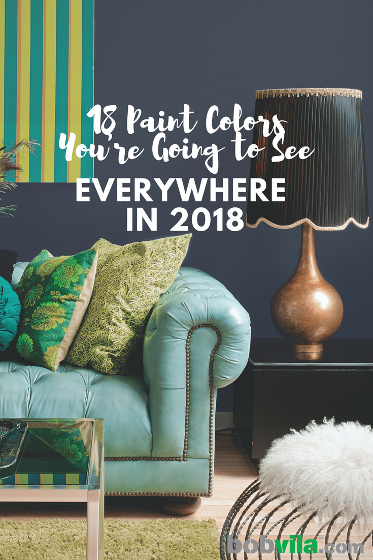 18 couleurs de peinture que vous verrez partout en 2018