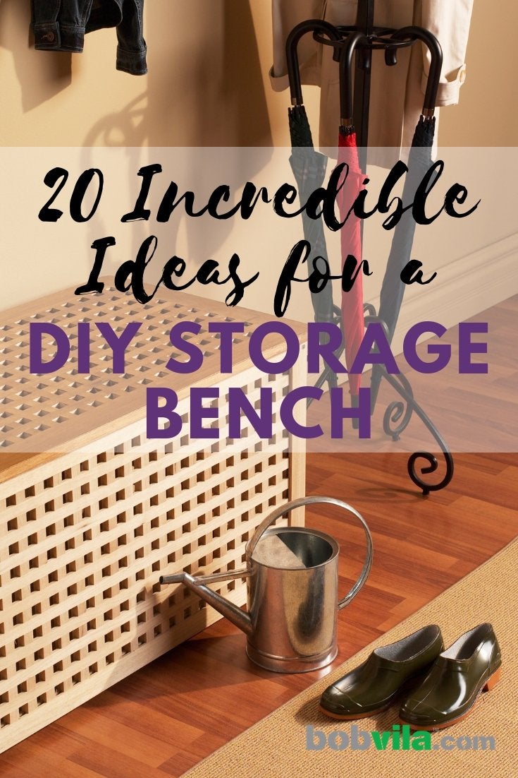 20 Incredible Ideas for a DIY Storage Bench