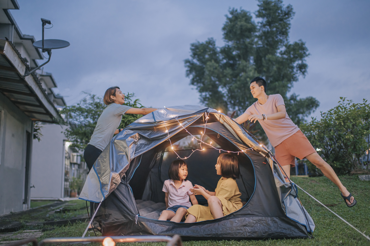 backyard camping