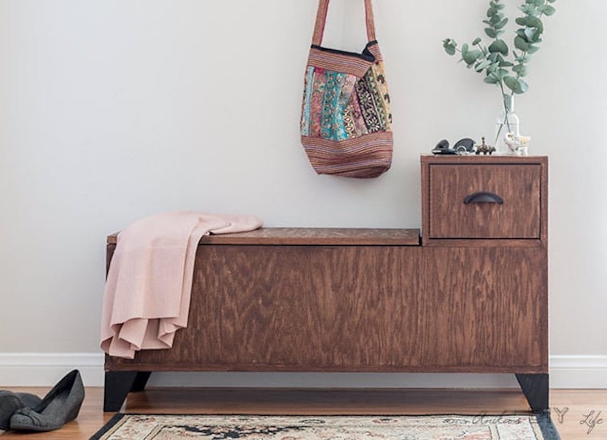 20 Incredible Ideas for a DIY Storage Bench