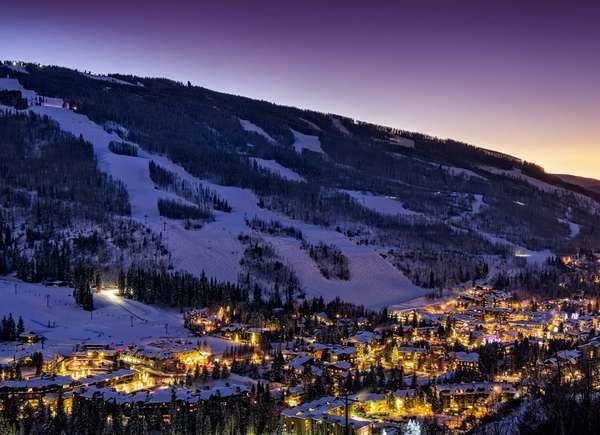 Vail Colorado la nuit