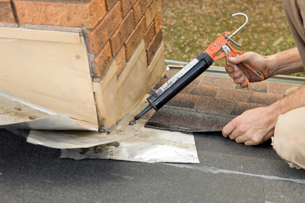 Repairing a Leaky Roof Around the Chimney Flashing