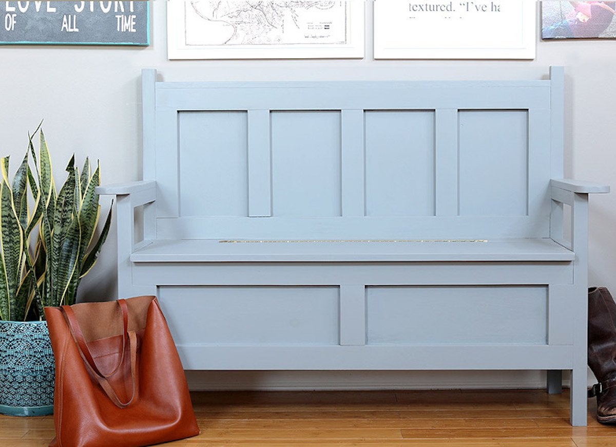 20 Incredible Ideas for a DIY Storage Bench