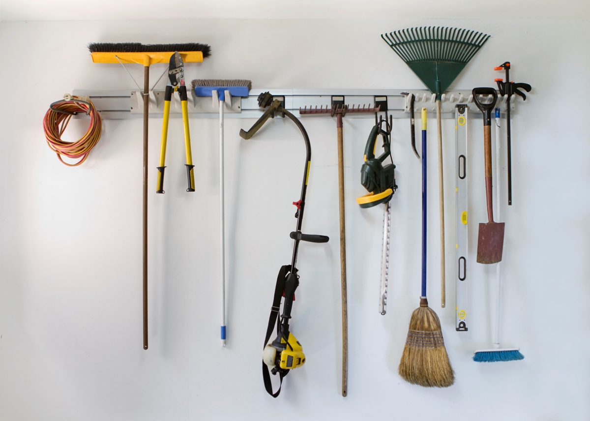 mise en scène du garage - organisation des outils