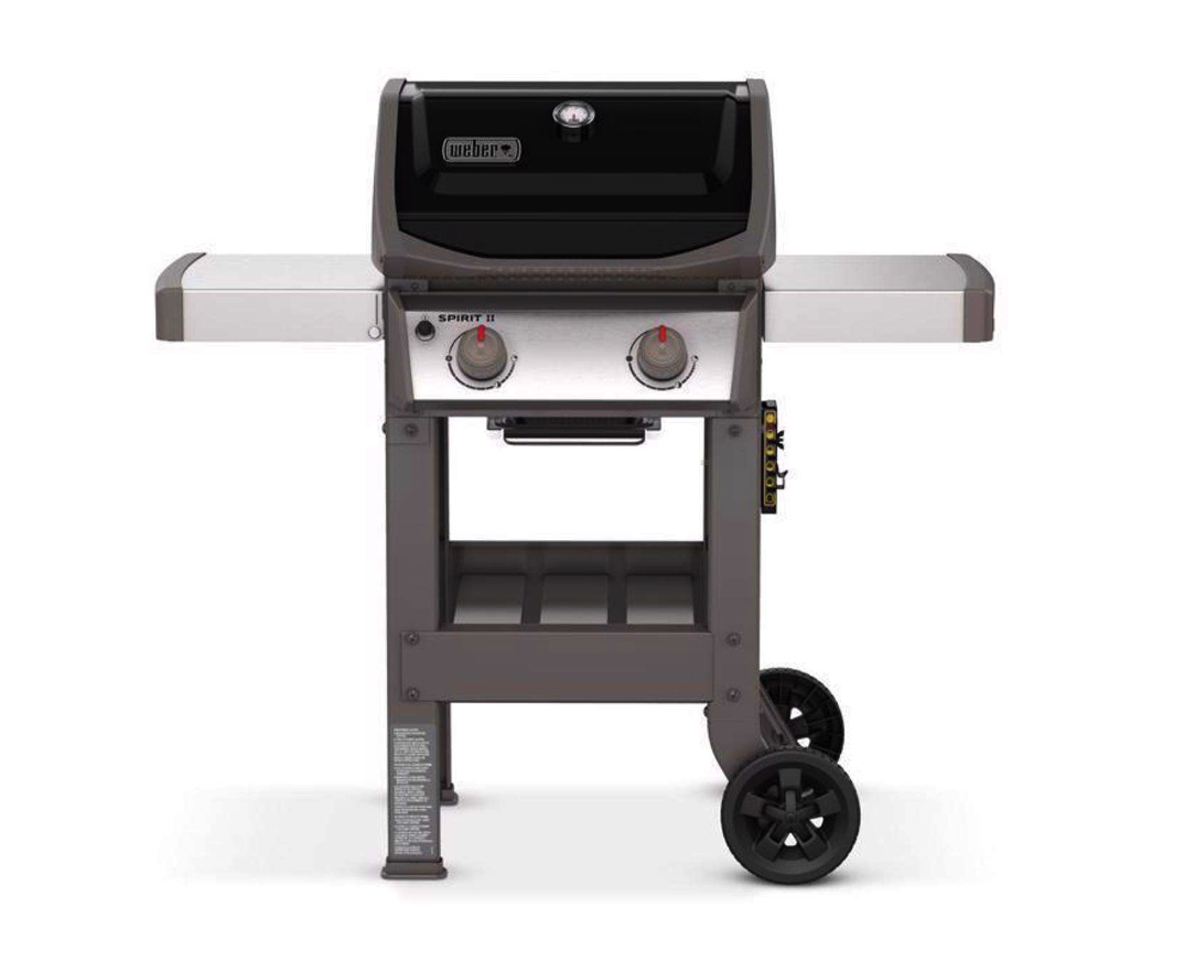 Weber Spirit II E-210 grill on a white background